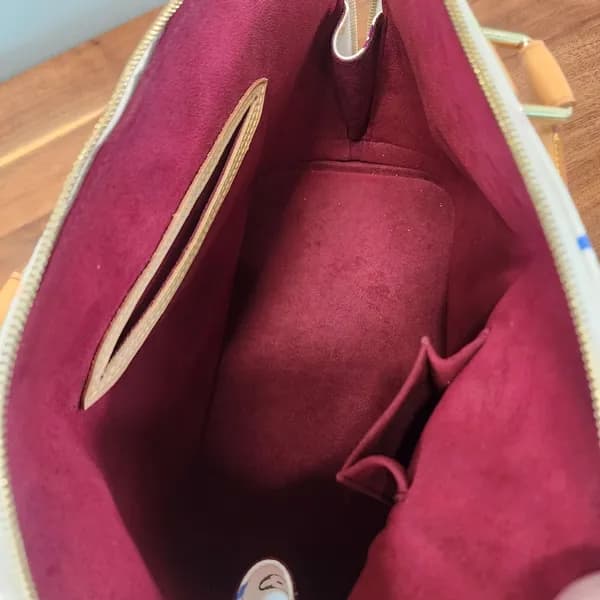 Louis Vuitton Multicolore Alma Handbag White, view 10