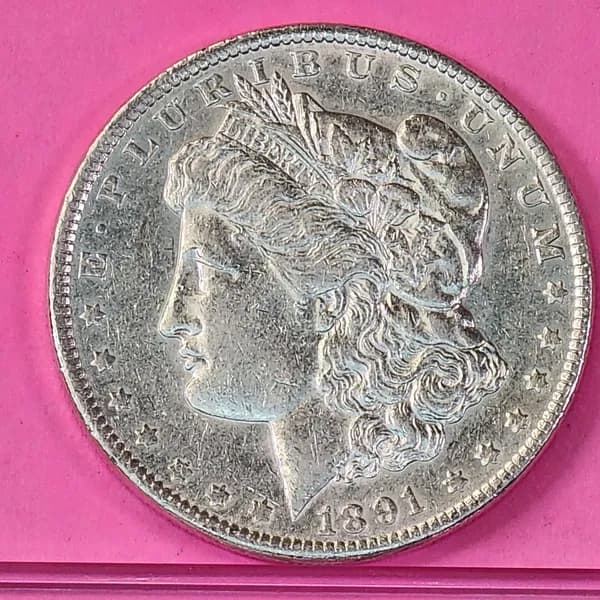 Gold & Silver Coin Auction, side view
