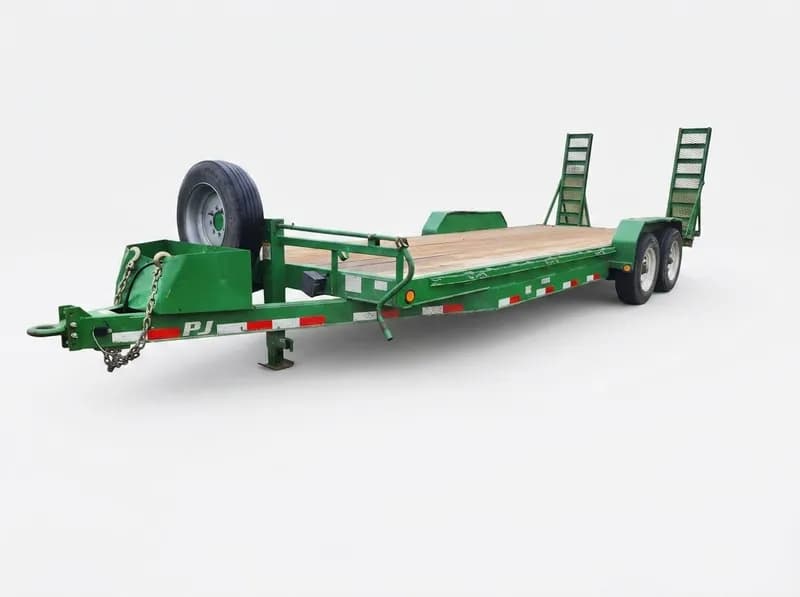 PJ Dual Axle Equipment Trailer w/ Ramps, view 7