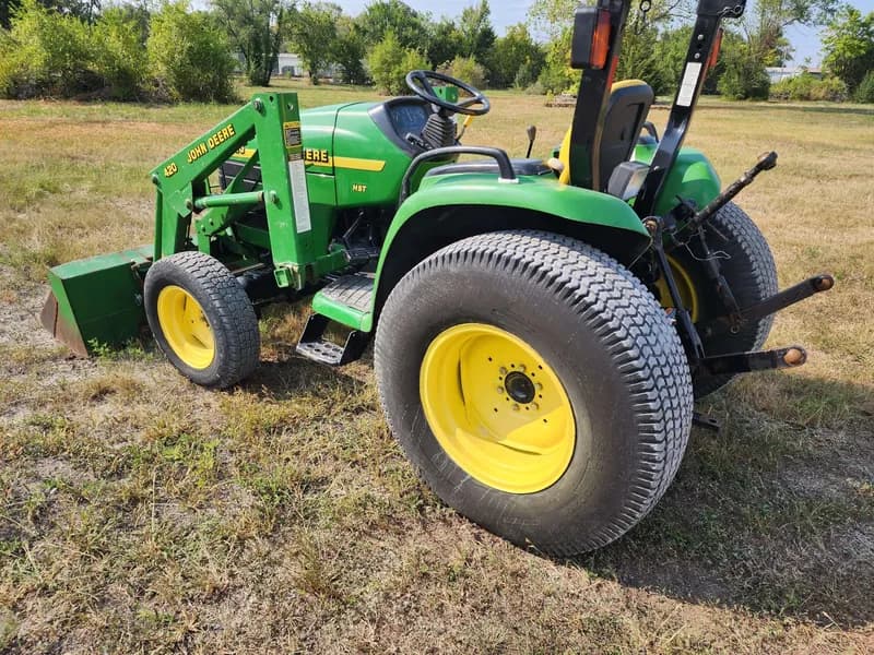 John Deere 4300 Compact Utility Tractor w/ Loader, close-up view