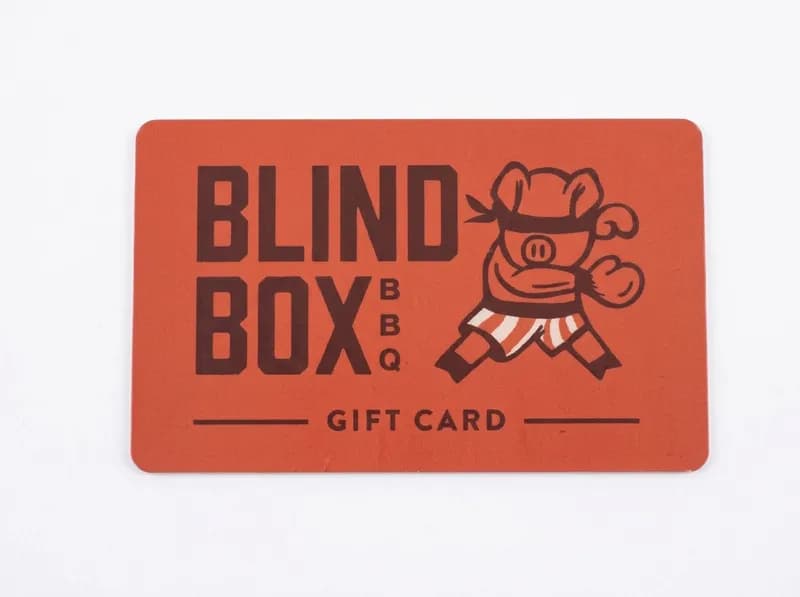 Kansas City Gift Card Auction – Joe’s KC BBQ, Q39, Blind Box BBQ, DoorDash, AMC & Jiffy Lube, close-up view