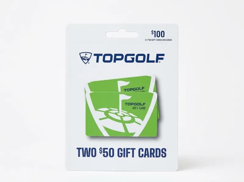Gift Card Auction #2 - Crumbl, Top Golf, DoorDash, Landry's, AMC, Fogo De Chao, side view