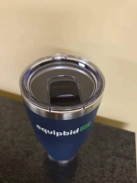 Equipbid Insulated Tumbler with Lid 30oz - Yeti Style, rear view