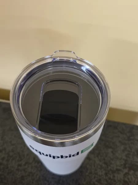 Equipbid Style Insulated Tumbler with Lid - Yeti Style, interior view