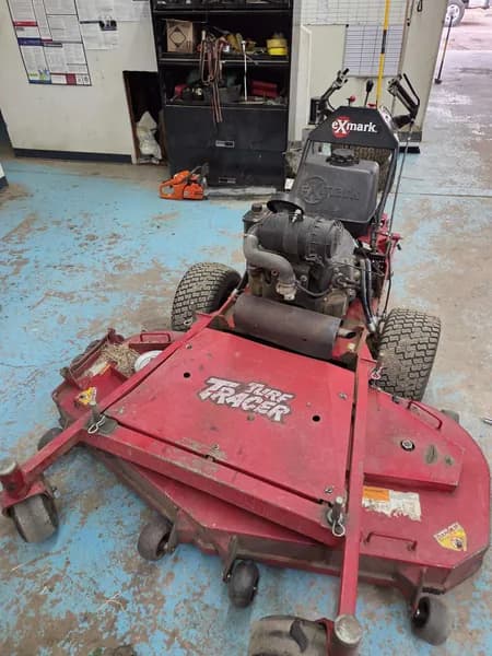 Exmark Turf Tracer 48in Walk-Behind Mower, side view