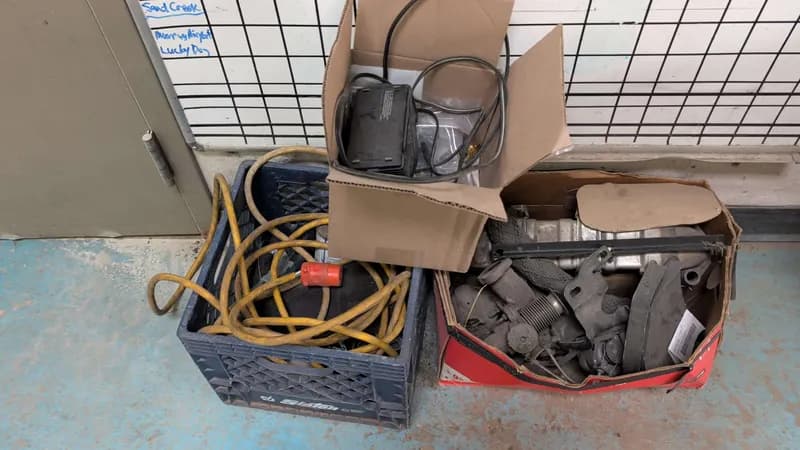 Lot of Miscellaneous Electronics and Automotive Parts, primary view