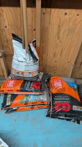 Lot of 6 Bags Polymeric Sand for Paver Work, primary view