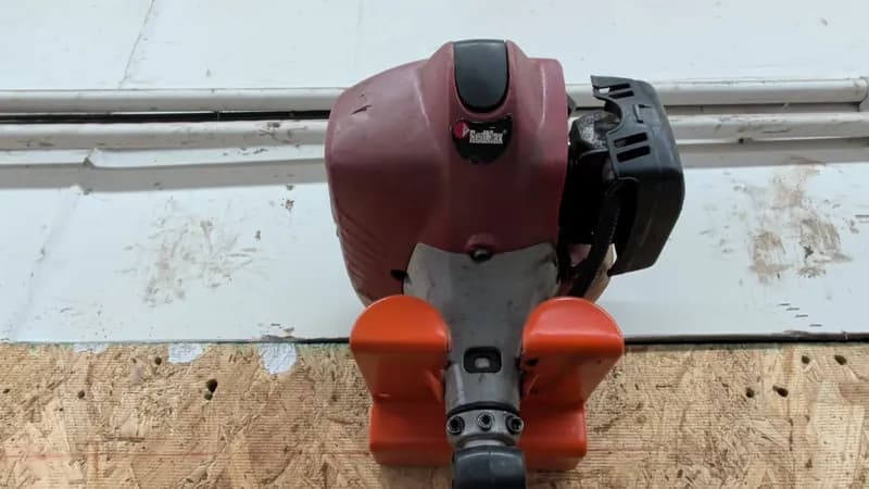 Redmax Gas Powered Hedge Trimmer, side view