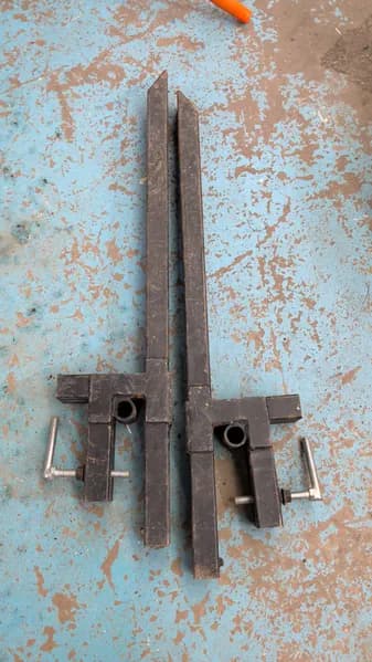 Heavy Duty Fork Extensions, side view