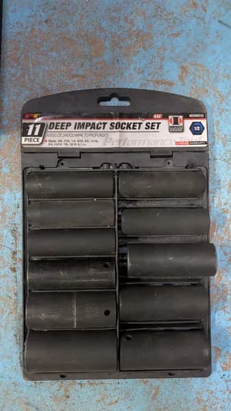 10-Piece Deep Impact Socket Set 1/2 in. Drive, primary view