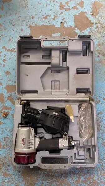 ABS Pneumatic Nail Gun w/ Case & Accessories, primary view