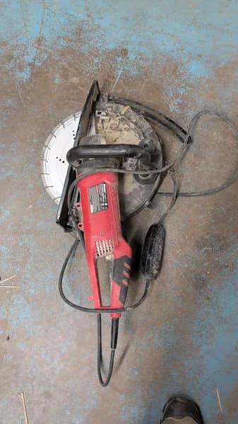 Bauer 14" Portable Concrete Saw Model 1173E-B, primary view