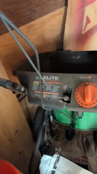 Elite Snow Thrower, side view
