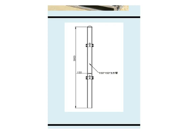 Suihe Gate Post for Above Gates XL10-150MZB, primary view