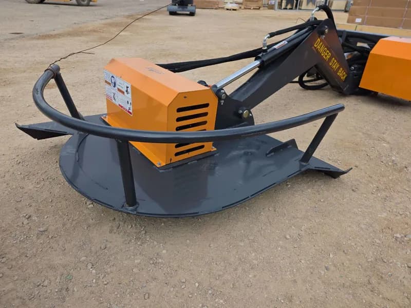 LandHonor ABC-13-125A Skid Steer Articulating Brush Cutter, close-up view