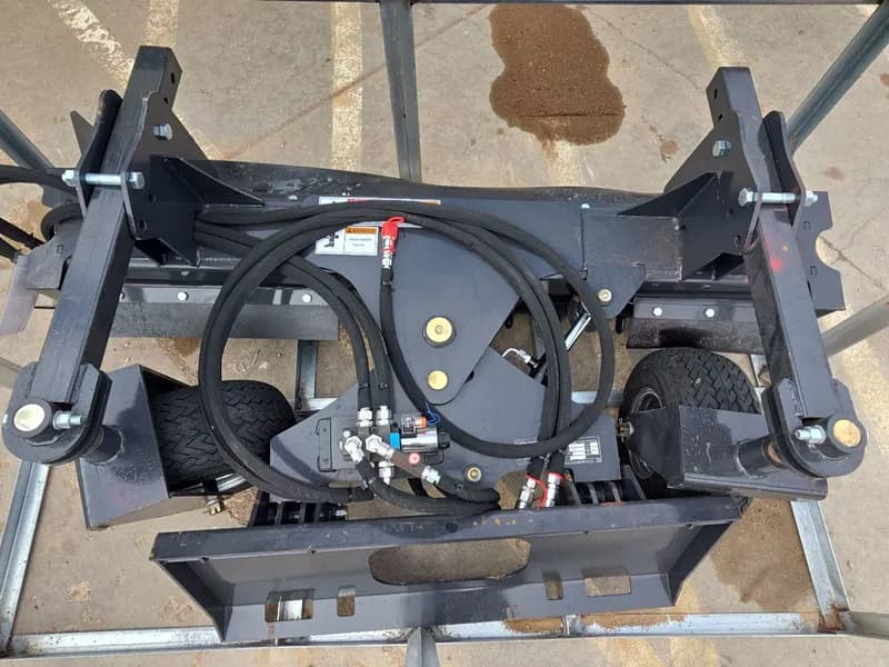 72-inch Industrial Power Rake Attachment PR-12-72W, close-up view
