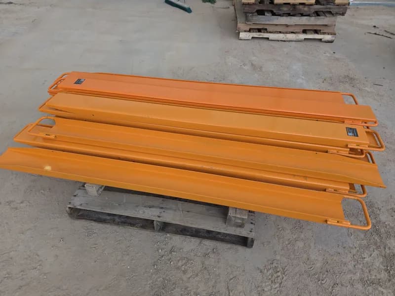 Set (2 Pieces) Industrial Forklift Extensions 78" Orange, primary view
