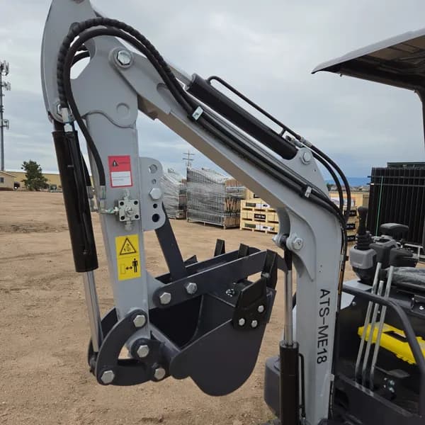 2026 ATS ME18 Mini Excavator 11.4hp, close-up view