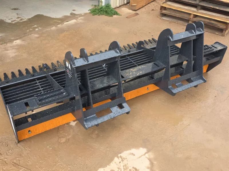 Wolverine LL-12-78W Skid Steer Land Leveler Attachment 78", side view