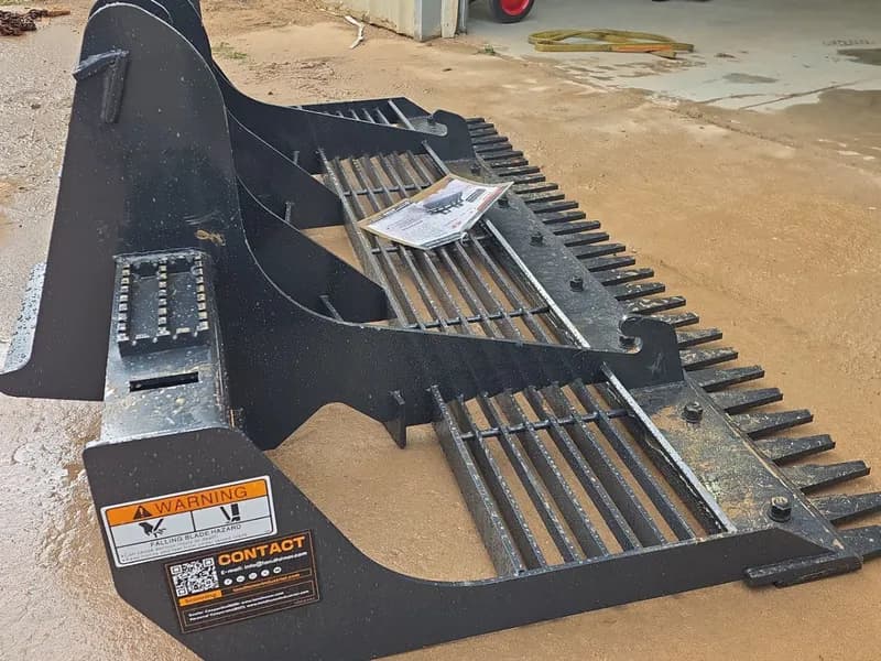 Wolverine LL-12-78W Skid Steer Land Leveler Attachment 78", interior view