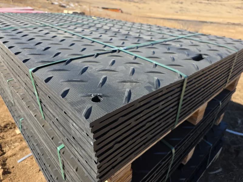 Polyethylene Road Protection Mats 12 Pieces 47"x94", primary view