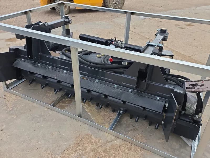 72-inch Industrial Power Rake Attachment PR-12-72W, primary view