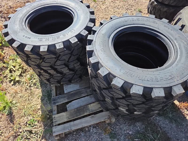 New Set of Four Forerunner SKS-9 Skid Steer Tires - Size 12-16.5, primary view