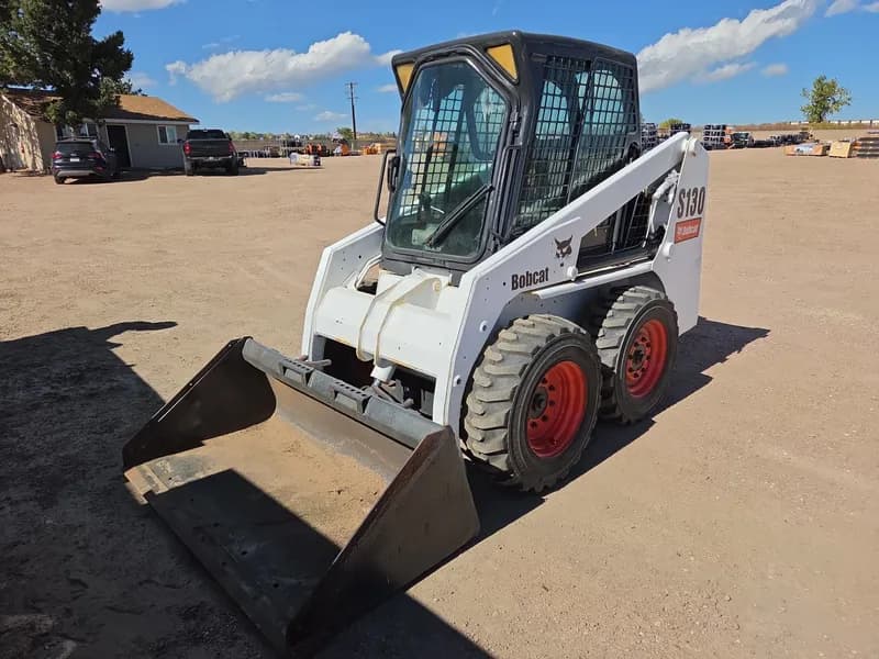 Bobcat S130 Skid Steer Loader - 6,678 Hours - Runs & Drives - Key Present, rear view