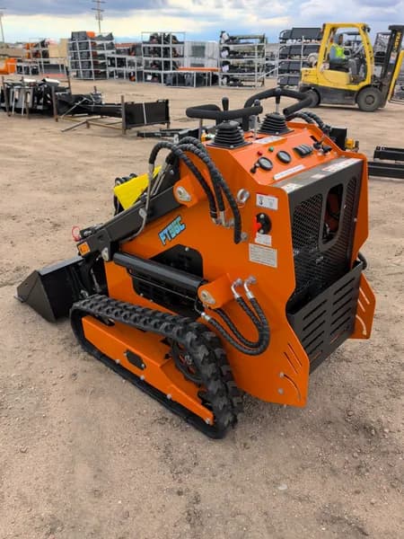 Future Skid Steer Loader w/ Bucket Model: 36C, rear view