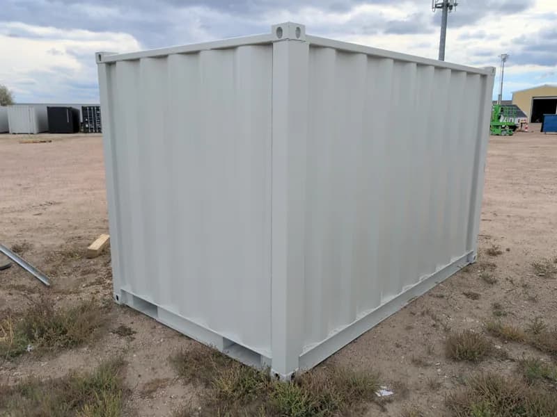 9ft Shipping Container Office/Storage w/ Window & Door, interior view