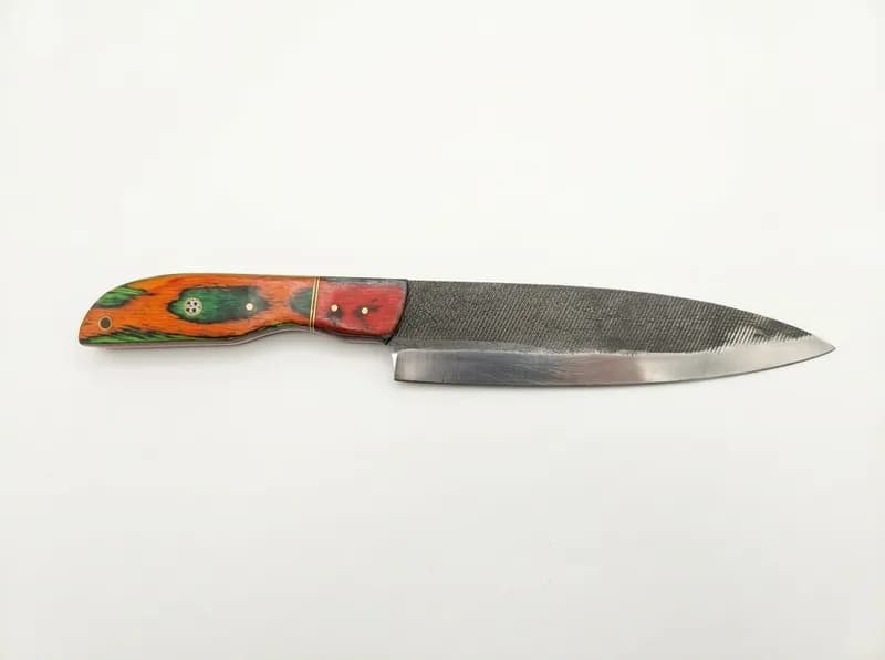 Kitchen Chef's Knife w/ Colorful Handle, primary view