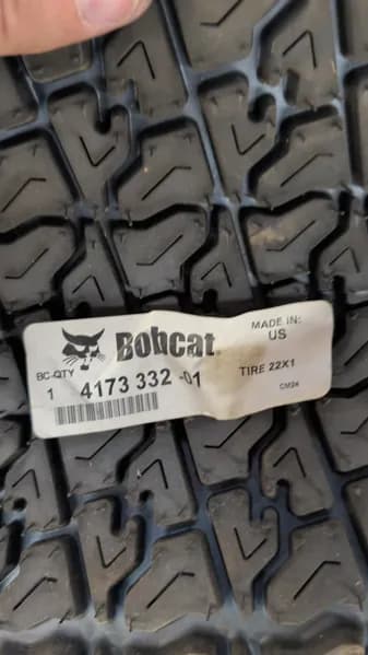 Bobcat 22x1 Skid Steer Loader Tire, side view