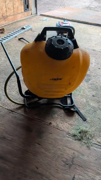 Weed Sprayer, rear view