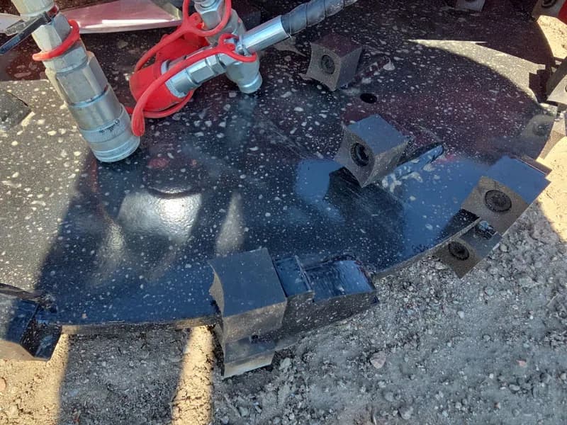 Skid Steer Disc Mulcher 43" Working Width 54 Blades, detail view