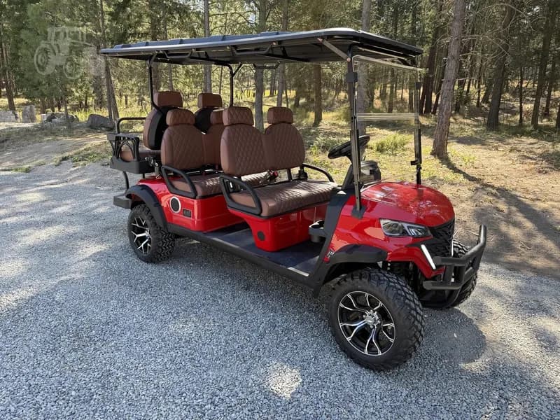 Unused Captok Electric Off-Road Golf Cart 6-Person GC42S 60V - Unassembled - Color May Vary, primary view