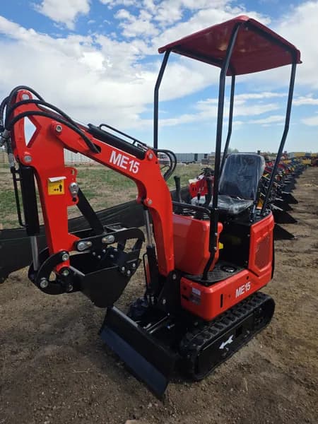 ME15 Compact Track Mini Excavator, rear view