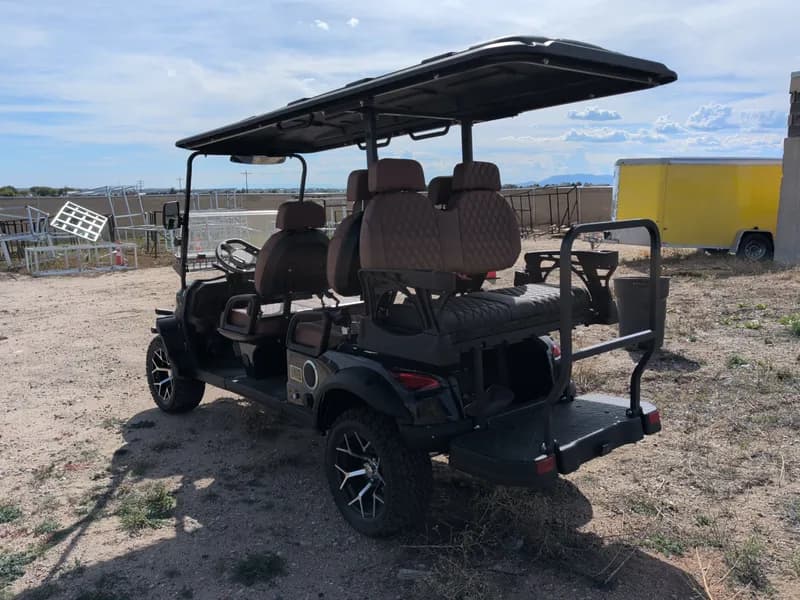 Unused Captok Electric Off-Road Golf Cart 6-Person GC42S 60V Assembled (Black) , view 8