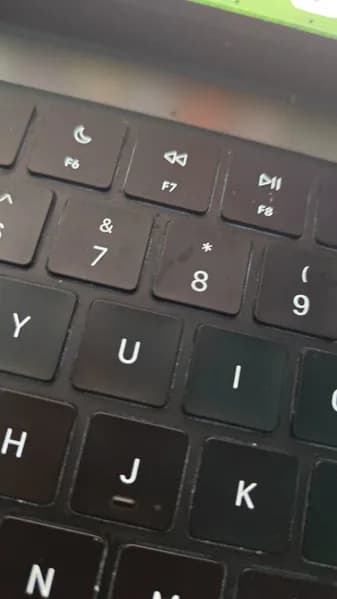 Apple Magic Keyboard with Function Keys, detail view